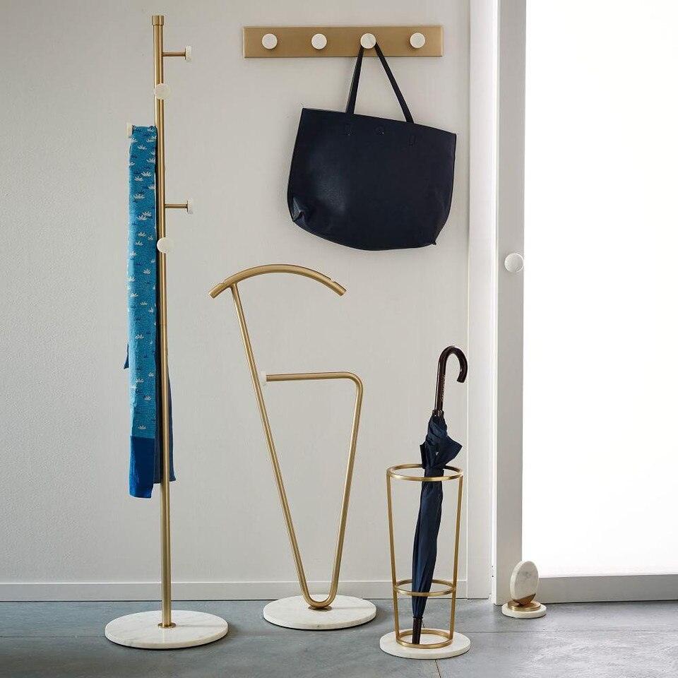 Deco Marble Coat Rack West Elm Australia